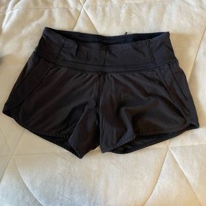 Lululemon Black Athletic Shorts, 4” inseam
